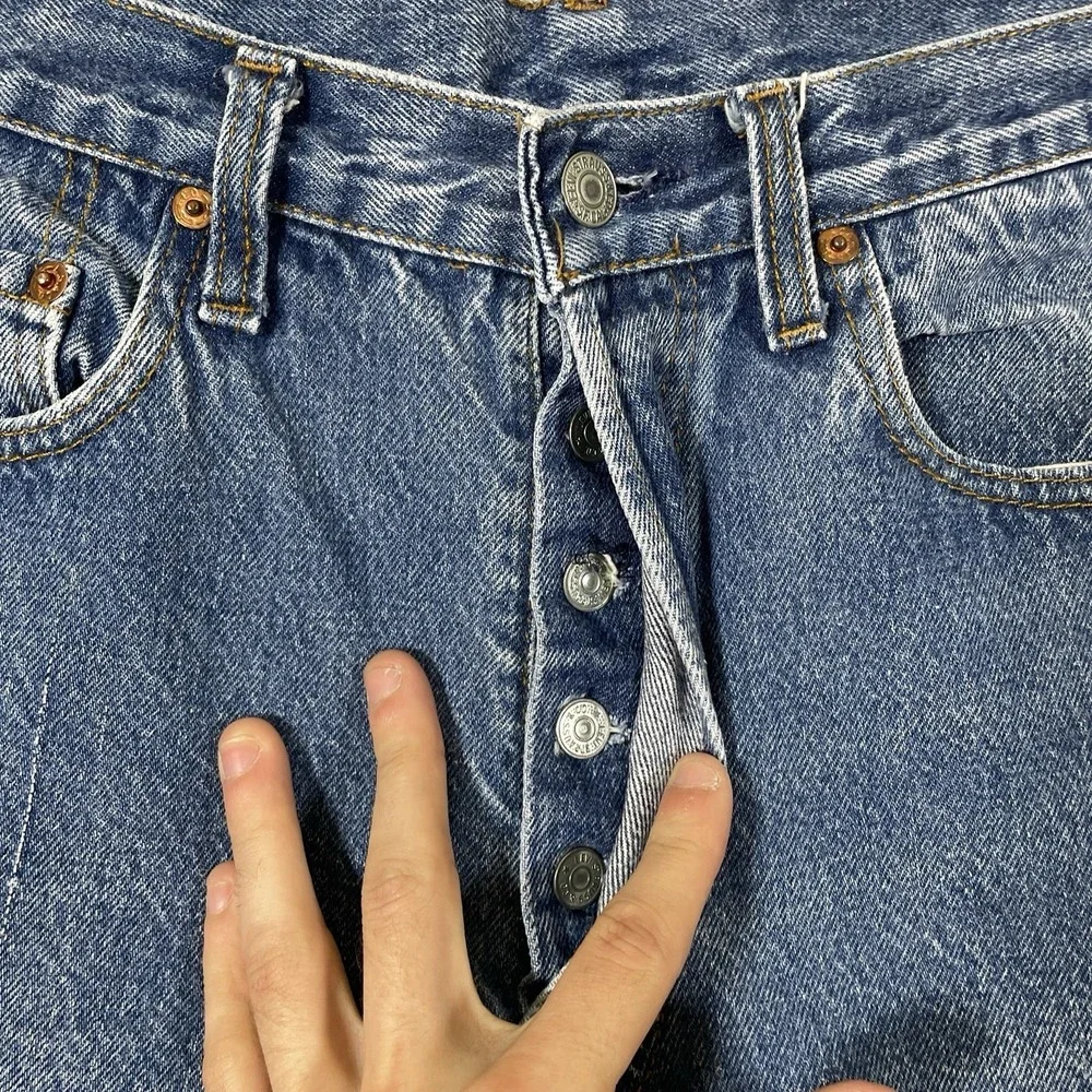 Vtg Levis 501-0117 Jeans Mens 33x36 (fit 30x33) 80s Made in USA 1986 Great Wash